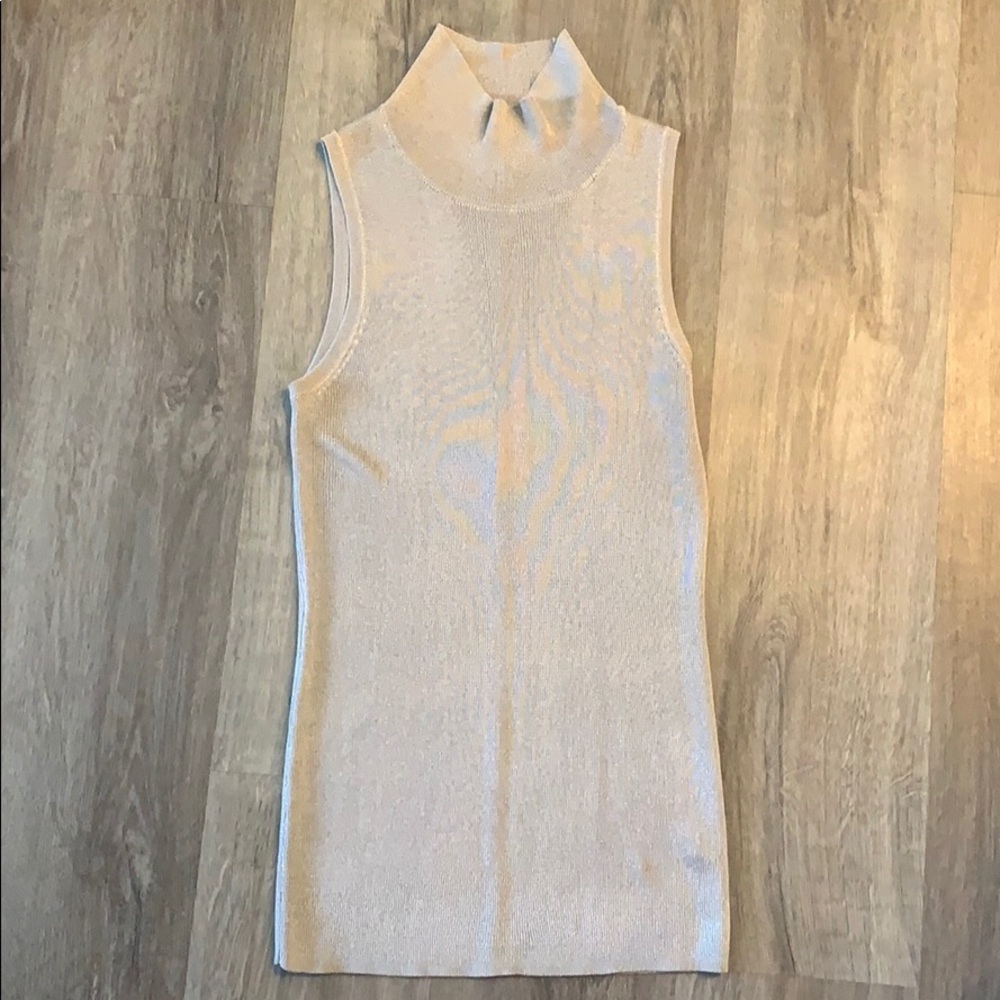 Dressy sleeveless Turtleneck top